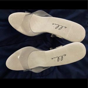 Clear Ellie Heels 6"